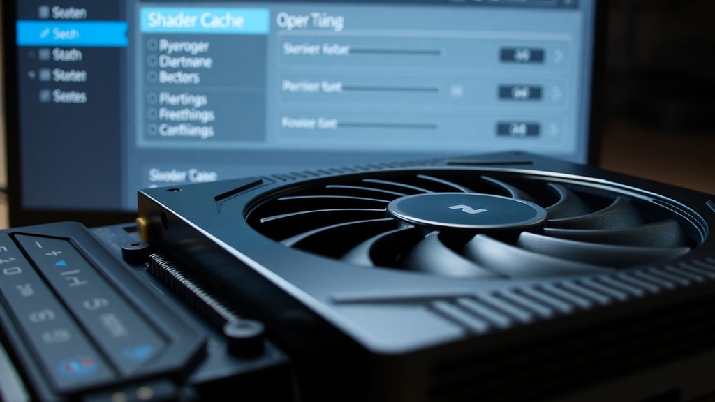 Ajuster la taille du cache de shaders GPU A - 5