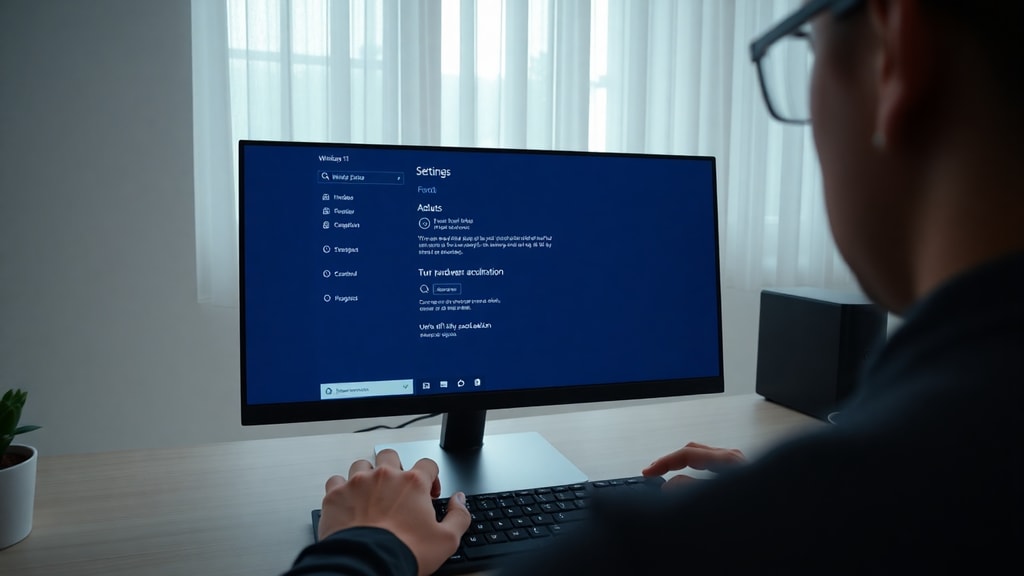 Desactivar aceleración de hardware en Windows 11 - 2