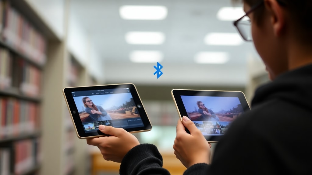 Comment transférer des fichiers de tablette à tablette par B - 4