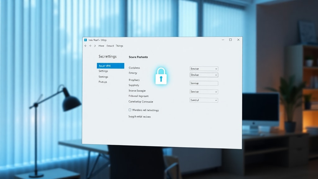 Secure VPN Connection Setup on Windows