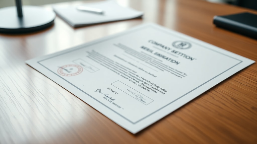 Document d'immatriculation d'entreprise: guide complet - 1