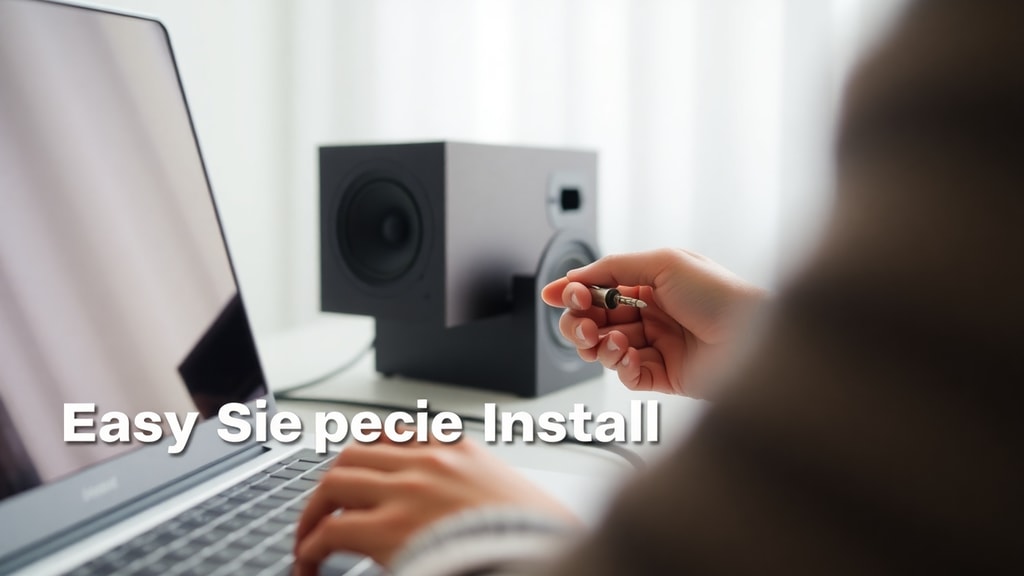 Instalación fácil de altavoces para PC - 3