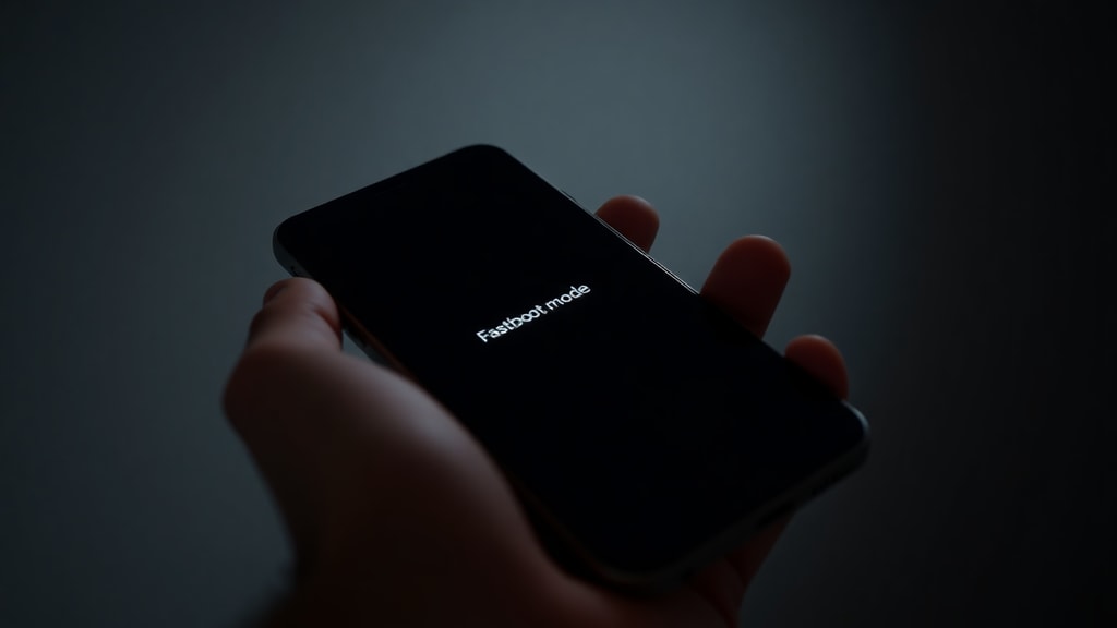 Por que meu celular reinicia em fastboot?