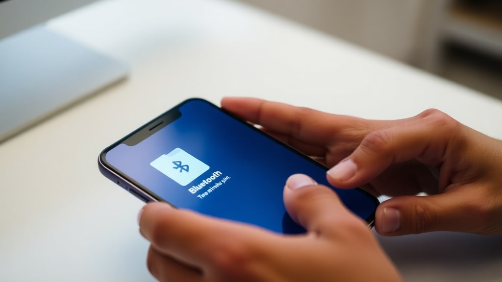 استقبال الملفات عبر اتصال بلوتوث بسهولة
