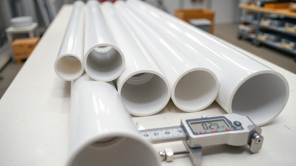 PVC-putken mittataulukko – koot ja mitat helposti