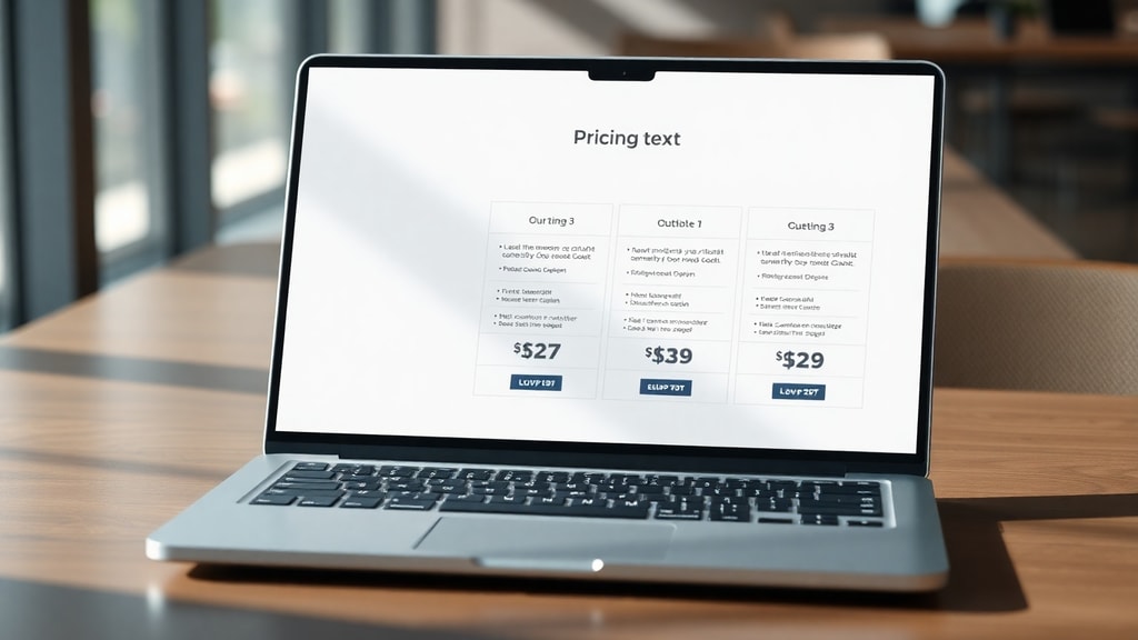 Price List Table: Simple Pricing Overview