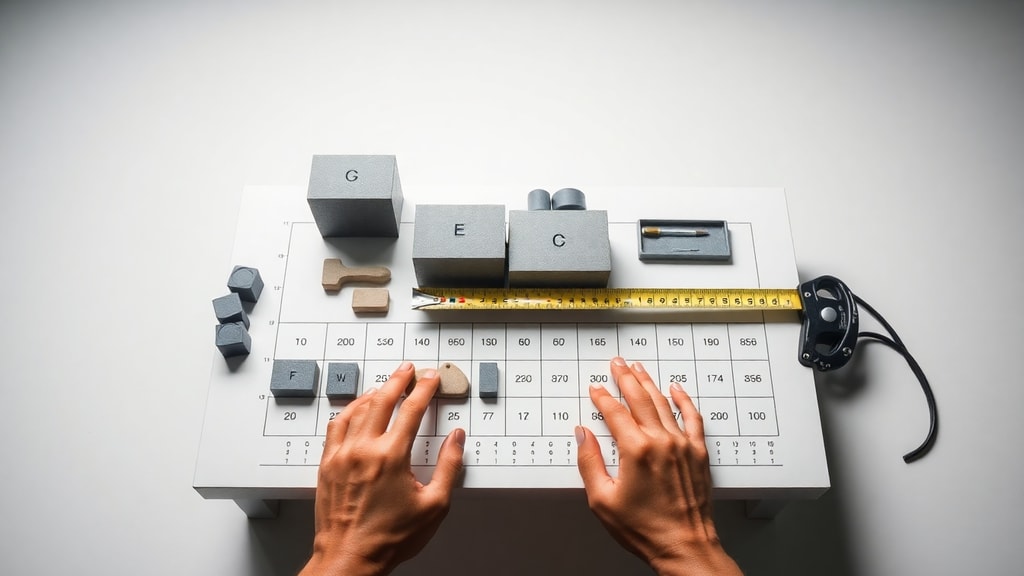 Tableau guide des mesures et applications - 2